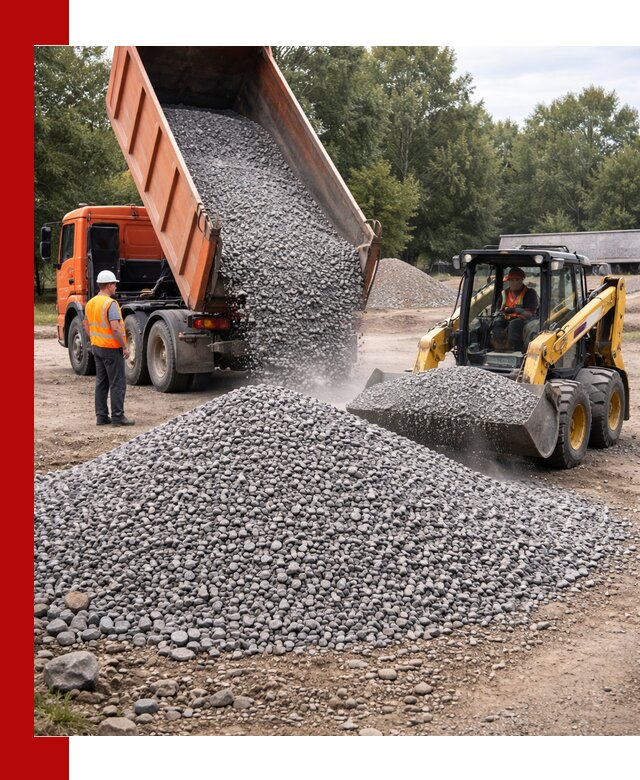 Купить гранитный щебень фракции 5–10 в Сланцах с доставкой