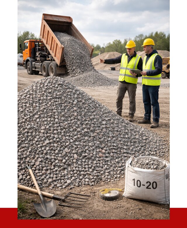 Гранитный щебень фракция 10-20 в Сланцах от 4339 руб.|ПРОНЕРУДСлы
