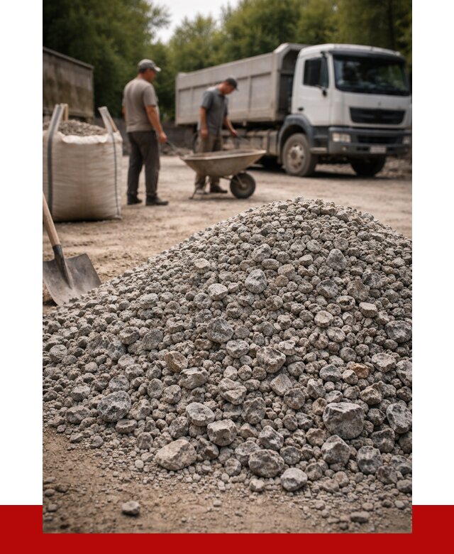 Гранитный щебень фракция 20-40 в Сланцах от 3306 руб. ПРОНЕРУДСлы