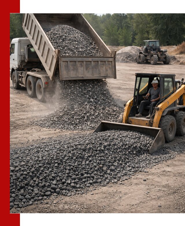 Гранитный щебень фракция 40-70 с доставкой в Сланцах