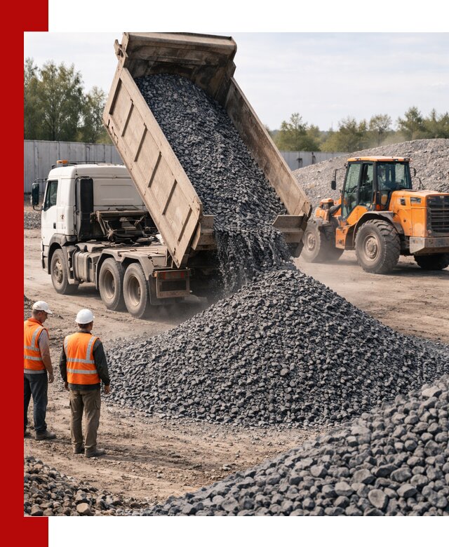 Доставка и продажа щебня габбро-диабаза в Сланцах