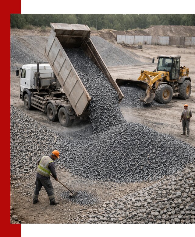 Щебень габбро-диабаз фр. 5-20 с доставкой в Сланцах