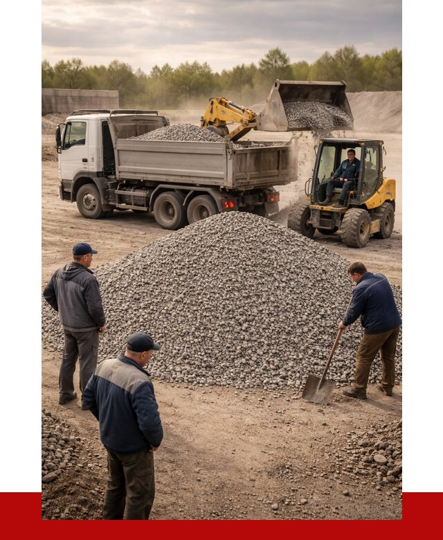 Гравийный щебень фракция 5-20 в Сланцах от 2480 р. ПРОНЕРУДСлы