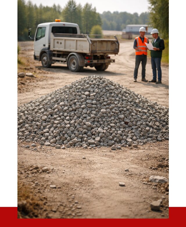 Гравийный щебень фракция 20-40 в Сланцах от 1240 р. | ПРОНЕРУДСлы