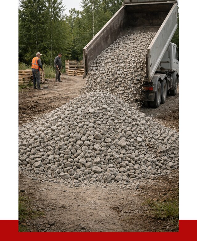 гравийный щебень фракция 70-120 в Сланцах от 2531 р. ПРОНЕРУДСлы