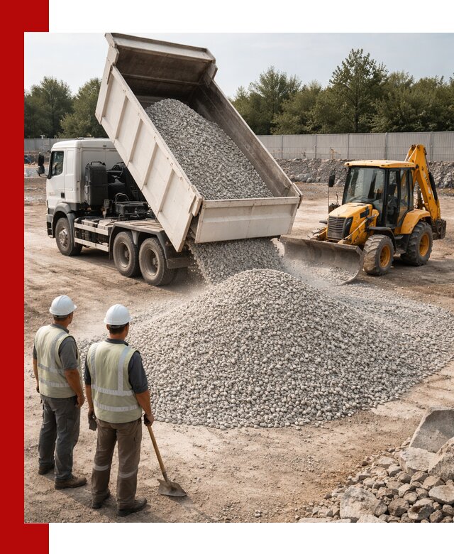 Купить известняковый щебень фракции 5–10 мм с доставкой в Сланцах