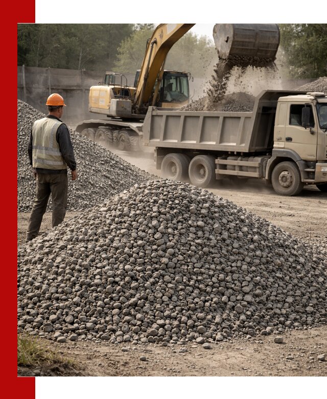 Шлаковый щебень фракция 5-20 с доставкой в Сланцах