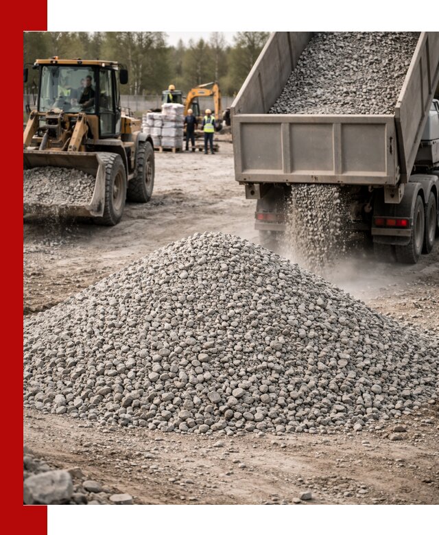 Вторичный щебень фракции 5-20 в Сланцах — доставка и продажа крупнотоннажно