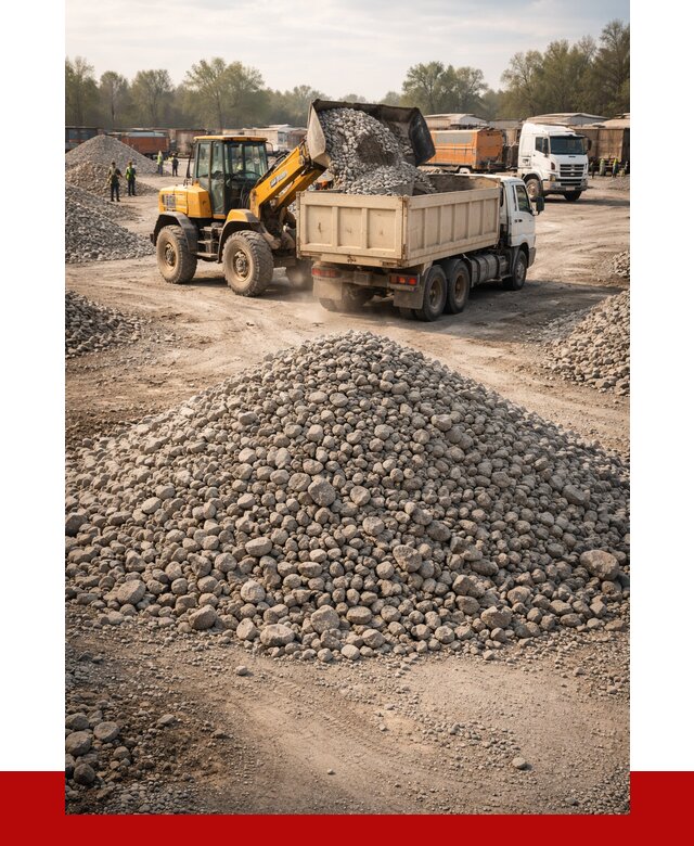 Вторичный щебень фракция 40-70 в Сланцах от 1798 р, ПРОНЕРУДСлы