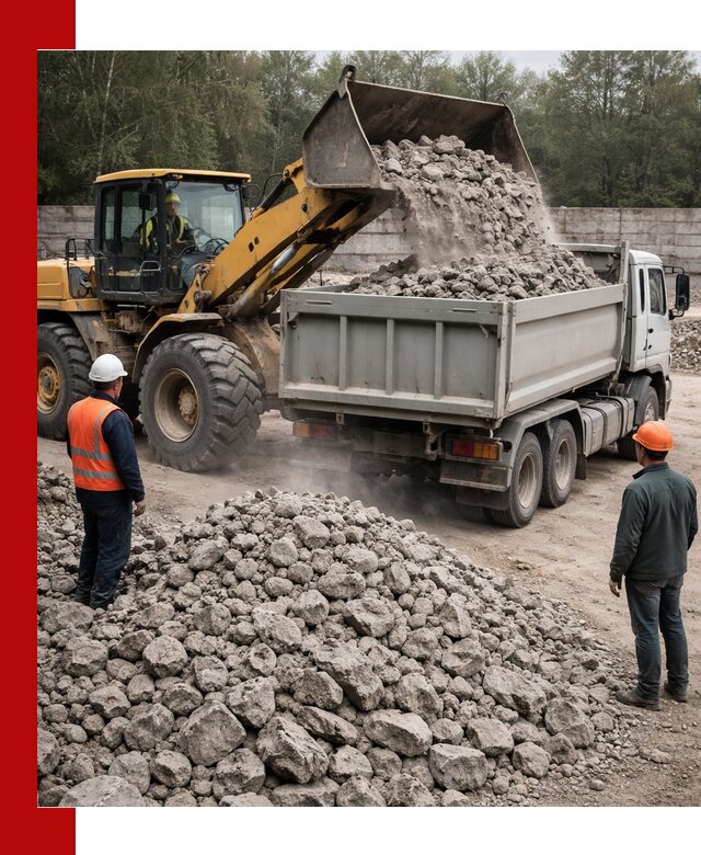 Вторичный щебень фракция 70–150 в Сланцах с доставкой