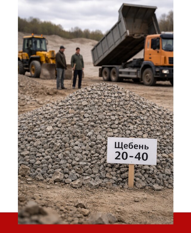 Бетонный щебень фракция 20-40 в Сланцах от 2531 р. | ПРОНЕРУДСлы