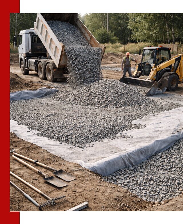 Щебень для фундамента с доставкой в Сланцах