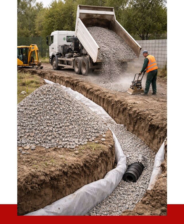 Щебень для дренажа в Сланцах от 1911 р., ПРОНЕРУДСлы доставка