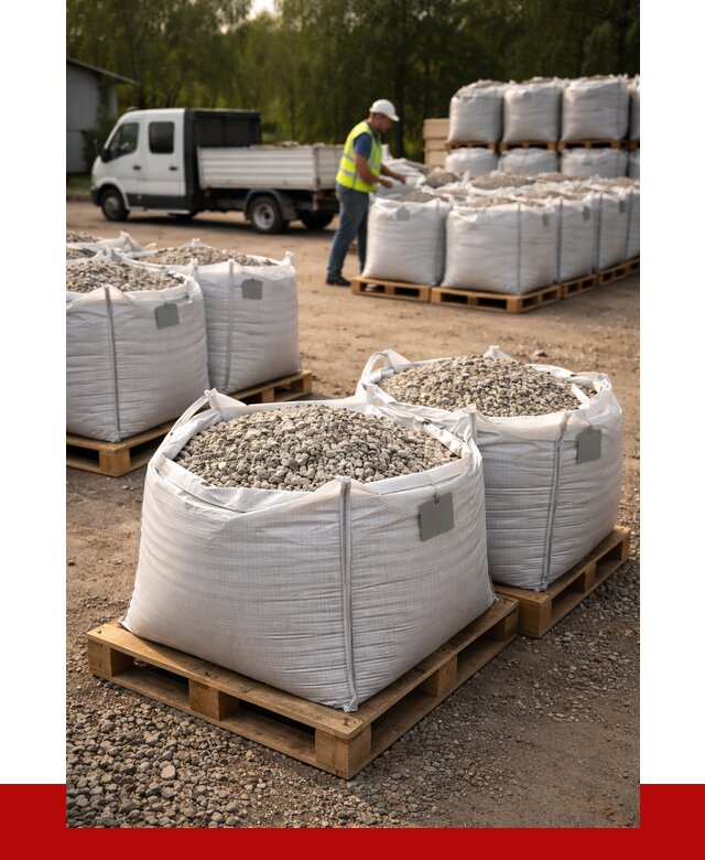 Щебень в мешках с доставкой в Сланцах от 4339 р. | ПРОНЕРУДСлы