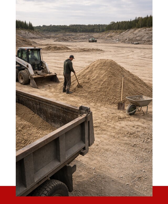 Карьерный песок среднезернистый в Сланцах, от 2273 р. ПРОНЕРУДСлы