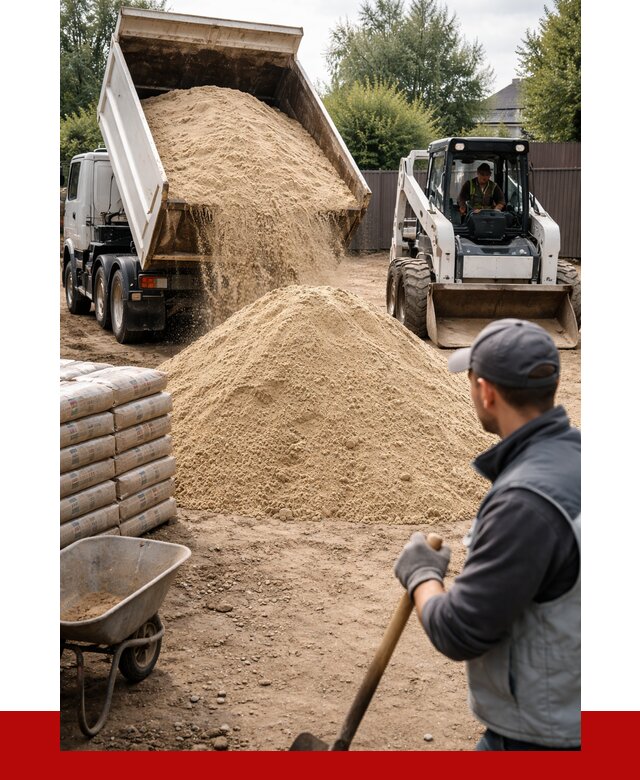 Мытый речной песок с доставкой в Сланцах от 1498 р. | ПРОНЕРУДСлы