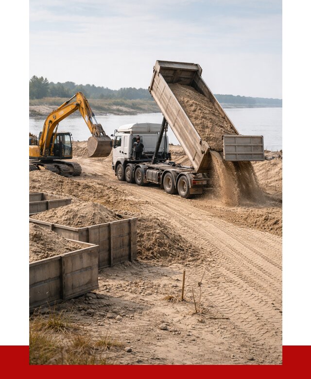 Купить намывной песок в Сланцах от 1550 р., ПРОНЕРУДСлы