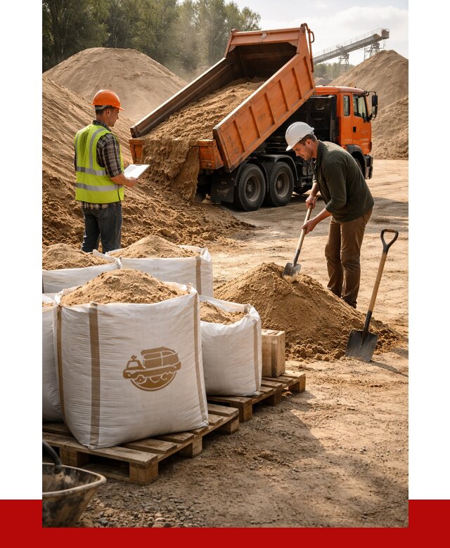 Строительный песок в Сланцах от 2273 р. с доставкой, ПРОНЕРУДСлы