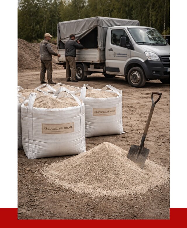 Кварцевый песок для пескоструя в Сланцах от 4649 р. | ПРОНЕРУДСлы
