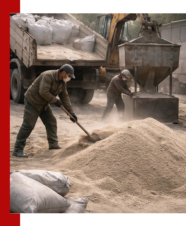 Кварцевый песок для пескоструя в Сланцах — доставка и качество