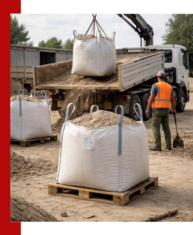 Доставка песка в биг бег в Сланцах быстро и без лишних хлопот
