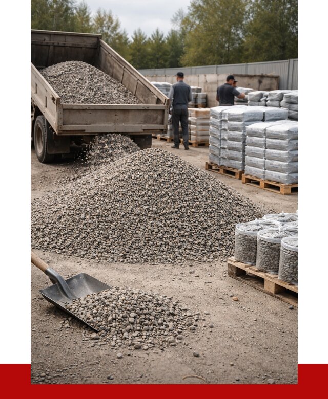Гравий фракция 5-20 в Сланцах купить от 2376 р. ПРОНЕРУДСлы