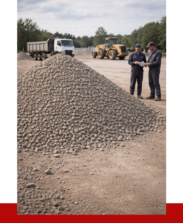 Купить гравий фракция 40-70 в Сланцах от 1240 р. | ПРОНЕРУДСлы