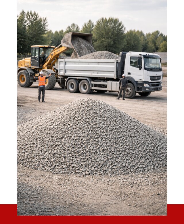 Купить мытый гравий в Сланцах от 3616 р, доставка ПРОНЕРУДСлы