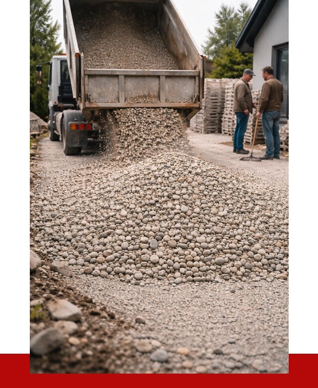 Галька речная в Сланцах от 2790 р. с доставкой, ПРОНЕРУДСлы