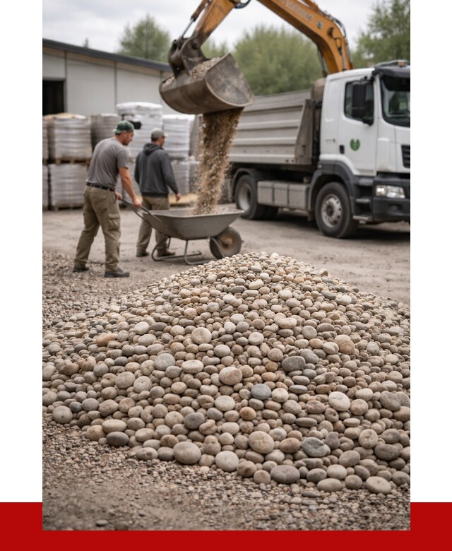 Галька декоративная в Сланцах от 3306 р. за куб | ПРОНЕРУДСлы