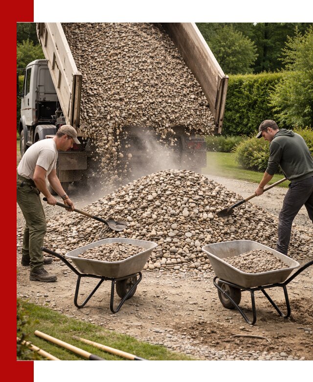 Доставка и продажа декоративной гальки в Сланцах