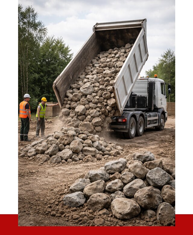 Купить булыжник в Сланцах с доставкой от 4649 р. за куб | ПРОНЕРУДСлы