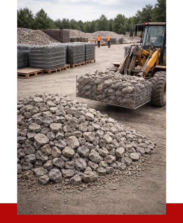 Камень для габионов фракция 70-150 в Сланцах от 4339 р. | ПРОНЕРУДСлы