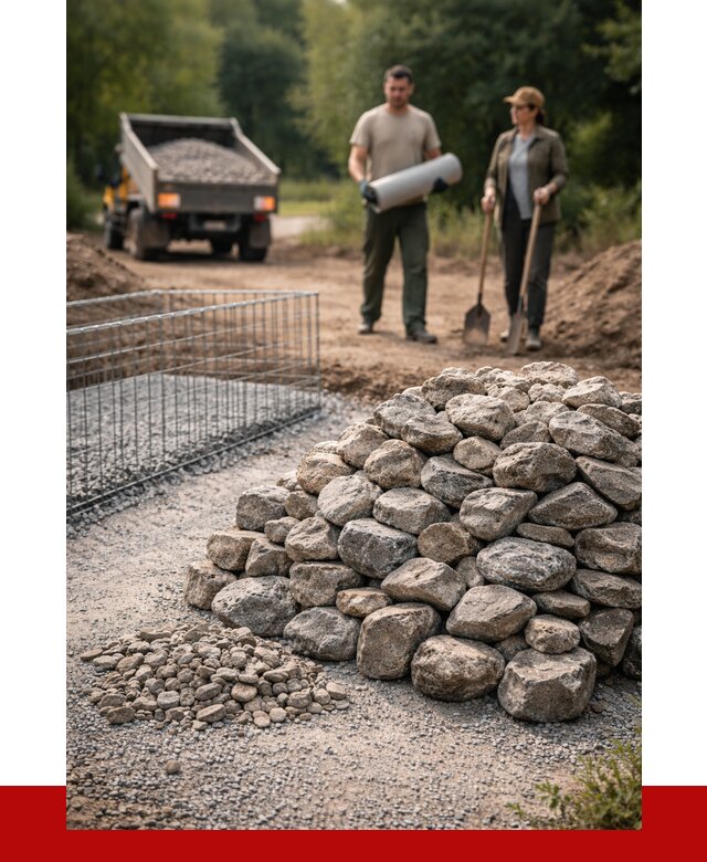 Камень для габионов фракция 100-200 в Сланцах от 4959 р. | ПРОНЕРУДСлы