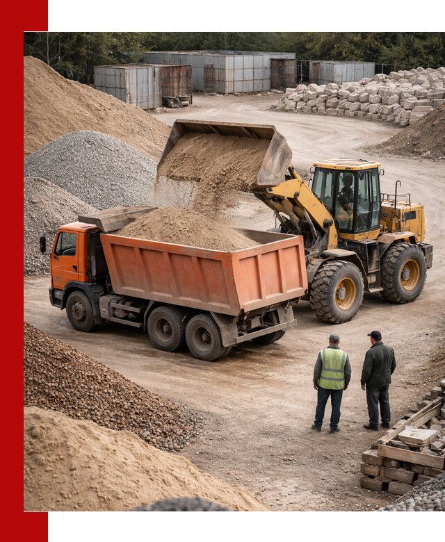 Доставка сыпучих смесей и смесей для стройки в Сланцах