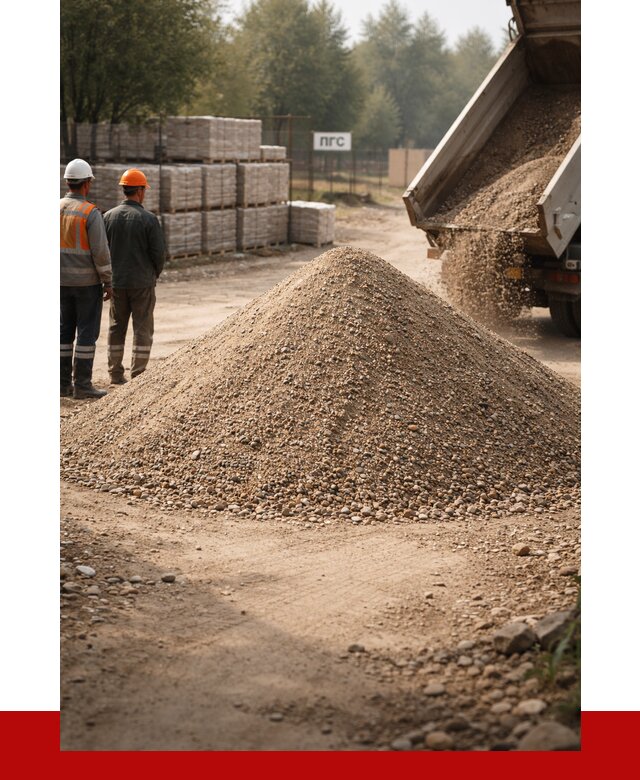 ПГС С1 с доставкой в Сланцах от 2893 р. за куб | ПРОНЕРУДСлы