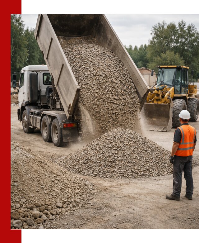 Доставка щпс в Сланцах — щебеночно-песчаная смесь под заборы и дорожки