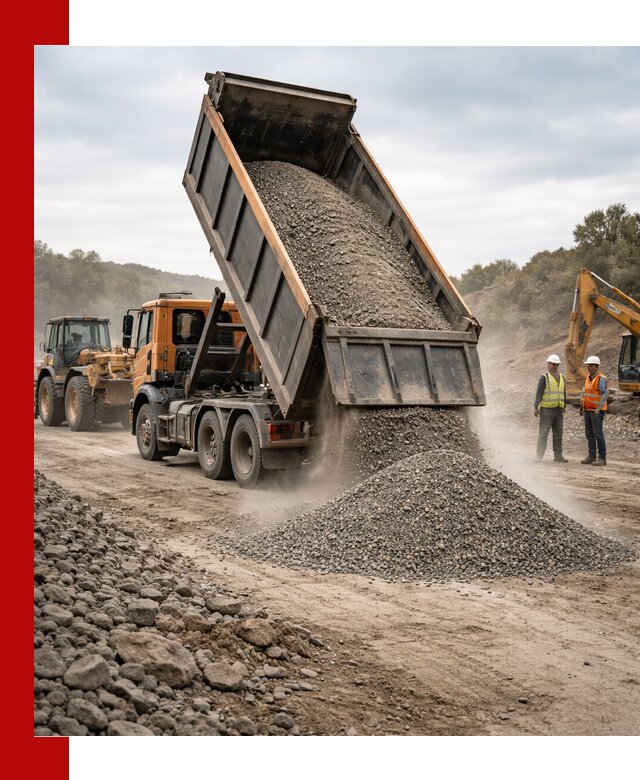 Щебёночно-песчаная смесь ЩПС С1 с доставкой в Сланцах