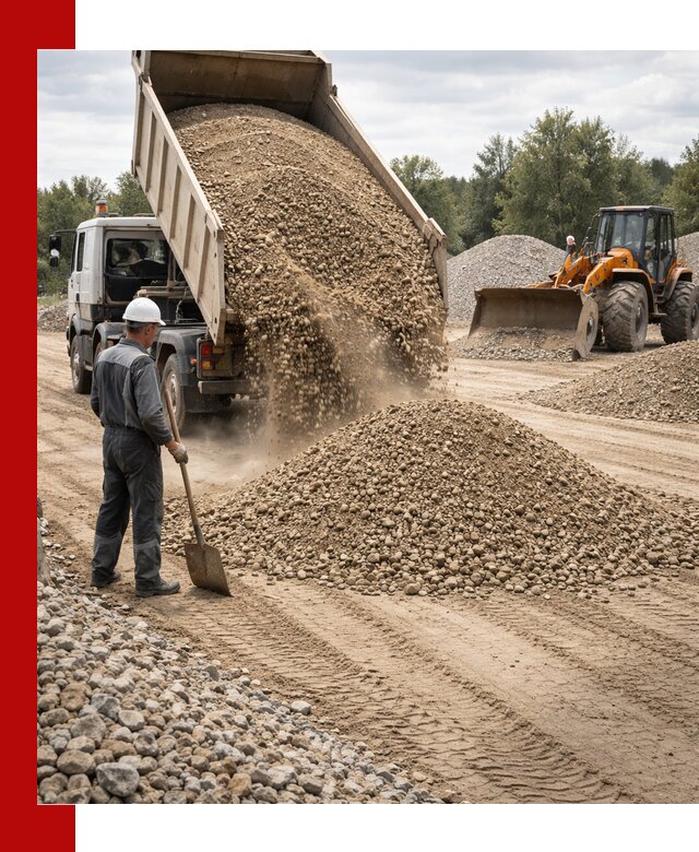 Доставка щпс С3 в Сланцах самосвалами и бортовыми грузовиками