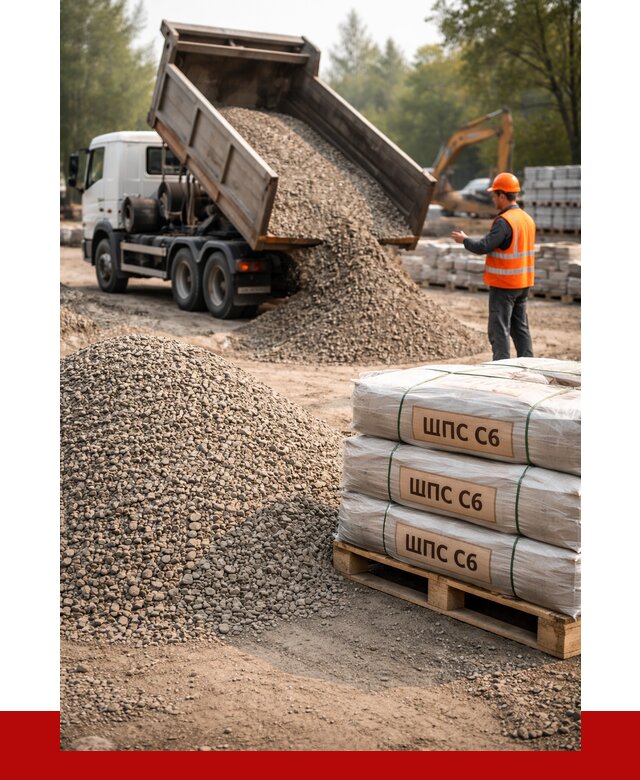 ЩПС С6 в Сланцах с доставкой от 2273 р. за куб | ПРОНЕРУДСлы