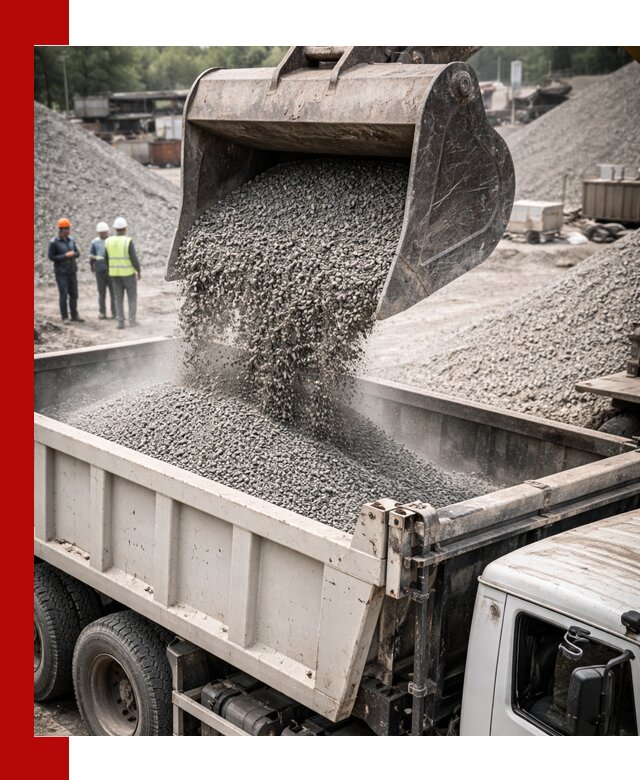 Отсев и крошка для строительства и дорожных работ в Сланцах