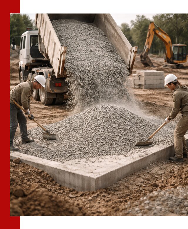 Доставка и продажа отсева для бетона в Сланцах