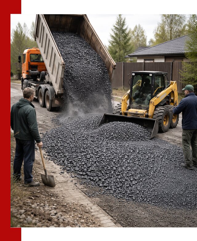 Крошка габбро с доставкой в Сланцах для строительных работ