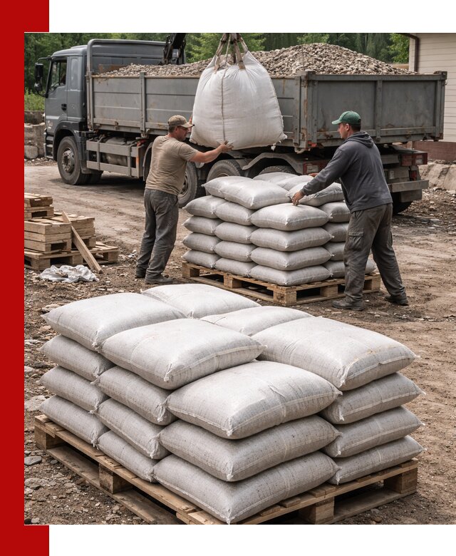 Керамзит в мешках с доставкой в Сланцах от компании-поставщика