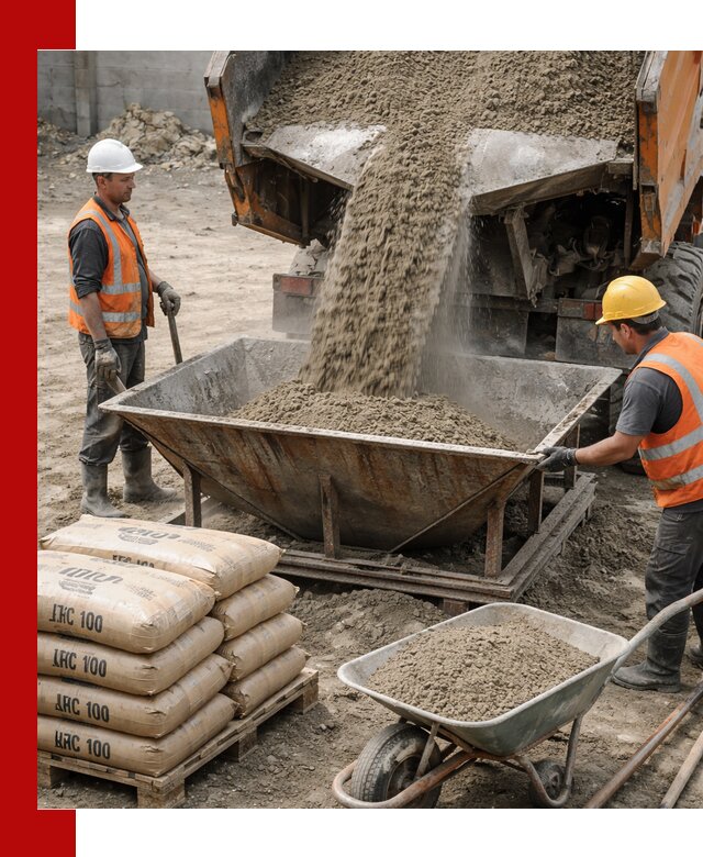 Доставка цементно-песчаной смеси М100 в Сланцах