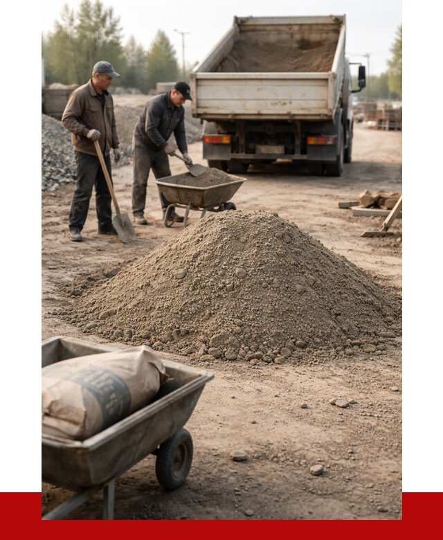 Цементно-песчаная смесь М150 в Сланцах от 4856 р. | ПРОНЕРУДСлы