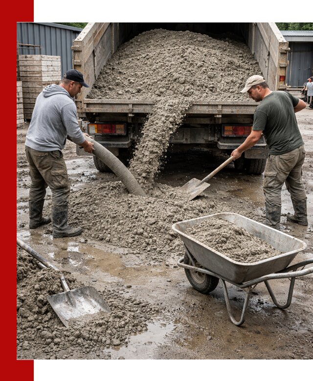 Цементно-песчаная смесь М150 доставка в Сланцах