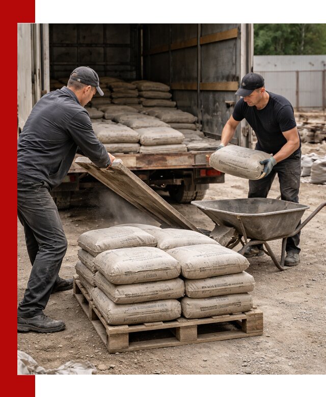 Пескобетон М300 с доставкой в Сланцах по выгодной цене