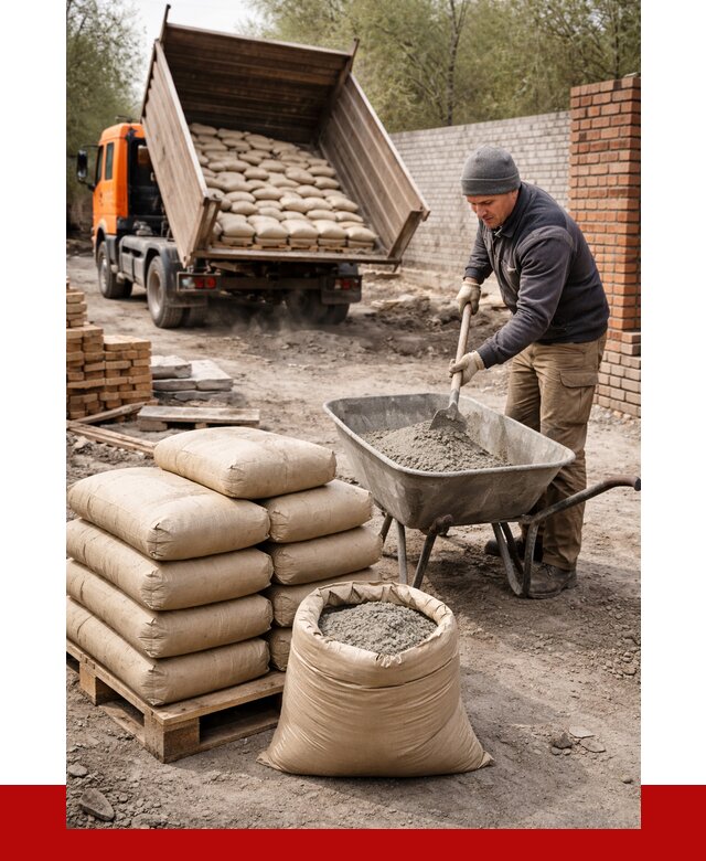 Купить сухую смесь для кладки в Сланцах от 1240 р. | ПРОНЕРУДСлы