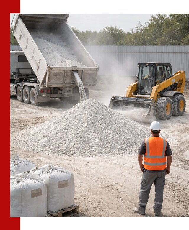 Доставка и продажа известняковой муки в Сланцах